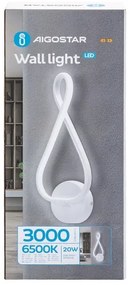 Aigostar - LED Nástenné svietidlo LED/20W/230V 6500K biela