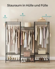 Otvorená šatníková skriňa LGR431B01