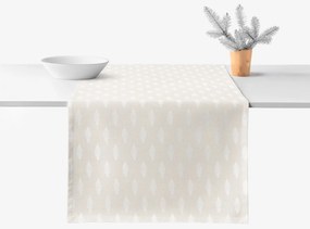 Goldea behúň na stôl natura – vetvičky na režnej 50x120 cm