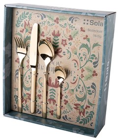 Príborový set 16 ks – Joy PVD Champagne matná rúčka - 140304