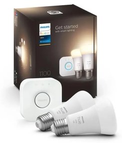 Philips | Základná sada Philips Hue WHITE 2xE27/9,5W 2700K + zariadenie k prepojeniu | P4628