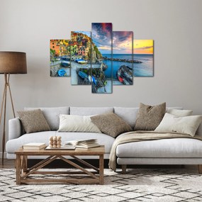 Obraz - Stredomorská dedina (150x105 cm)