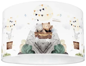HEXE Detské stropné svietidlo BEARS 1xE27/60W/230V HX0155