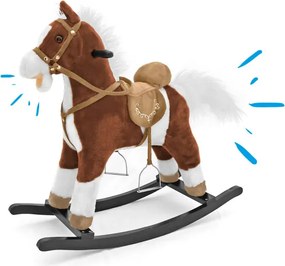 Hojdací koník Mustang tmavohnedý