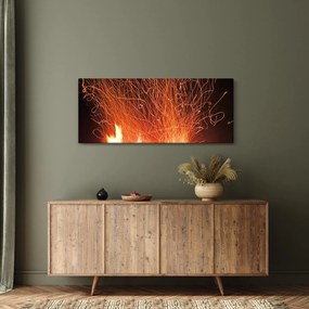Obraz ohňa (120x50 cm)
