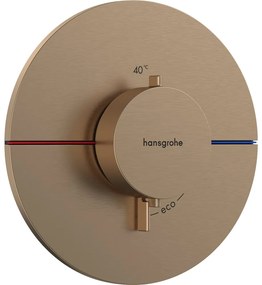HANSGROHE ShowerSelect Comfort S termostat pod omietku, kartáčovaný bronz, 15559140