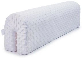 Chránič na detskú posteľ MINKY 90 cm - biely