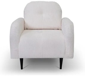 Čalúnené kreslo CLOUDY krémové