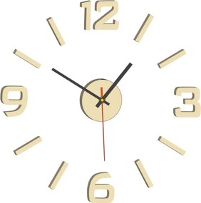 Nalepovacie nástenné hodiny z akrylu – moderné 3D plexi hodiny | SENTOP X0089