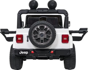 Elektrické autíčko Jeep Wrangler Rubicon LIFT biele