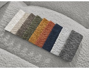 Svetlosivá podnožka z textílie buklé Roxelane – Bobochic Paris