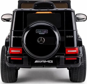 LEAN CARS Elektrické autíčko Mercedes AMG G 63 čierne lakované