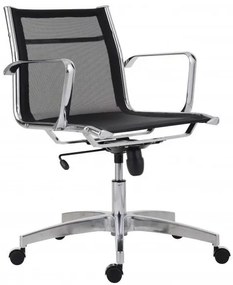 ANTARES -  ANTARES Kancelárske kreslo 8850 KASE MESH LOW BACK BLACK &amp; WHITE