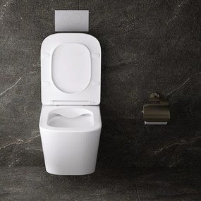 BPS-koupelny Závesná WC misa so SoftClose sedadlom HYD-4190, biela