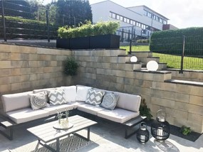 Hrantík MAXI, sklolaminát, šírka 100 cm, antracit