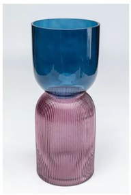 KARE DESIGN Sada 2 ks Váza Marvelous Duo, modro fialová, 40 cm 40 × 16,5 × 16,5 cm