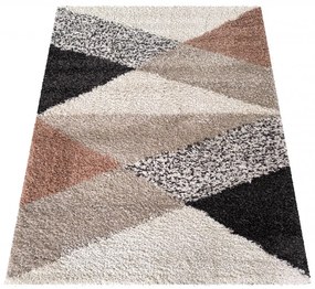 Shaggy koberec s geometrickými vzormi Šírka: 80 cm | Dĺžka: 150 cm