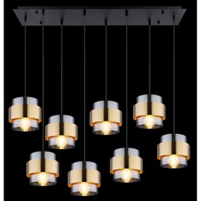 Globo 15560-8H - Luster na lanku MILLEY 8xE27/60W/230V