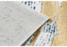 Koberec EMERALD exkluzívne 1024 glamour, štýlový abstrakcia modrý / zlato Veľkosť: 80x150 cm