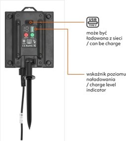 LED stmievateľný solárny svetelný reťazec STARLIGHT NEO 20xE27/3,7V 2700K IP54 1200 mAh 11,5m + DO