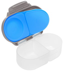 Desiatový box malý - modrý/sivý