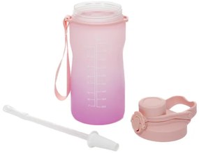 Fľaša OMBRE ružová 891804 1200 ml