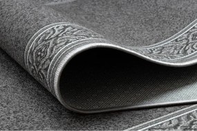 Protišmykový behúň ST.TROPEZ 94 sivý, rám - Výpredaj