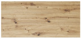 Závěsná umyvadlová skříňka Luxor Black 82-60-2D černá/dub olejovaný