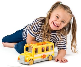 Woody Auto školský autobus so zvukmi a svetlom