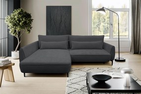 XXXLutz ROHOVÁ SEDAČKA, textil, tmavosivá MID.YOU - Sedačky - 001574005707