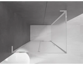 Mexen Velar L, sprchový kút s posuvnými dverami 90 x 85 cm, 8mm sklo námraza, chrómová, 871-090-085-33-01