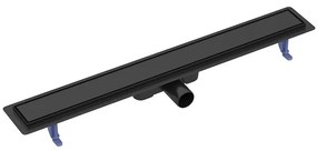 Cersanit Tako, lineárny odtokový žľab s obojstranným roštom 90cm, čierna, S907-020