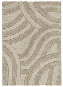 Béžový ručne tkaný koberec z recyklovaných vlákien 80x150 cm Velvet – Flair Rugs