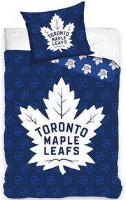 Hokejové posteľné obliečky NHL Toronto Maple Leafs Shields - 100% bavlna renforcé - 70 x 90 cm + 140 x 200 cm