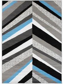 Kusový koberec PP Rico sivomodrý 130x190cm