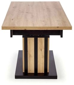 Konferenčný stolík Baretti, dub artisan / čierna