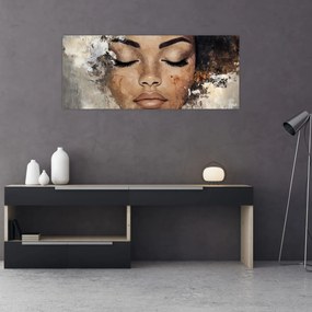 Obraz - Portrét ženy (120x50 cm)