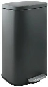 Spirella pedálový odpadkový kôš AKIRA matná šedá oceľ soft-close 50 L 10.21570