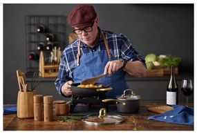 Hliníková rajnica s nepriľnavým povrchom s pokrievkou na indukciu 1,5 l – Holm