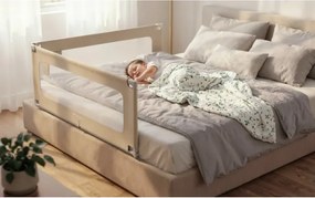 Bezpečnostná zábrana na posteľ Cover 40 béžová 200 cm