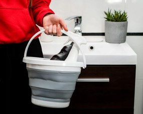 Skladacie vedro, kýbel, vedro silikónové KEMP (12 l)