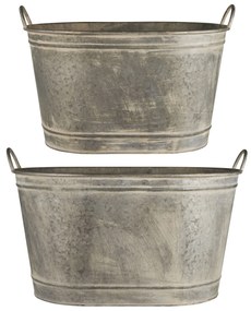 Ib Laursen Plechový obal na kvetiny Tub Urban Garden Väčší