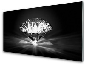 Sklenený obklad Do kuchyne Umenie diamant art 140x70 cm