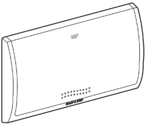 GROHE 37053SH0 - Splachovacie tlačidlo CLASSIC 330 × 190 mm biela