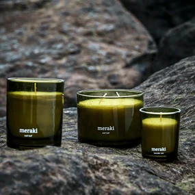 Meraki Vonná sviečka Oud leaf severská drevitosť