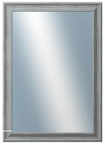 DANTIK - Zrkadlo v rámu, rozmer s rámom 50x70 cm z lišty KOSTELNÍ malá šedá (3167)