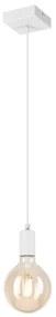 Luster na lanku ASTRID 1xE27/60W/230V biela