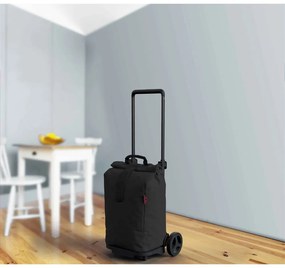 Čierny nákupný vozík Vileda Gimi, 50 l