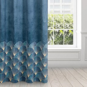 HOTOVÝ ZÁVES DESIGN91 GINA 140X250 CM MODRÁ NAVY