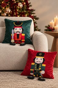 Obliečka na vankúš NUT CRACKER zelená 45x45 cm